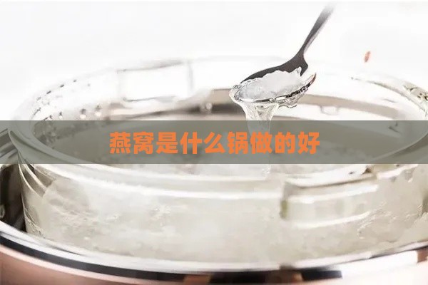 燕窝是什么锅做的好