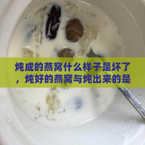 炖成的燕窝什么样子是坏了，炖好的燕窝与炖出来的是什么样子