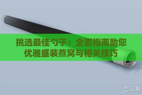 挑选更佳勺子：全面指南助您优雅盛装燕窝与相关技巧