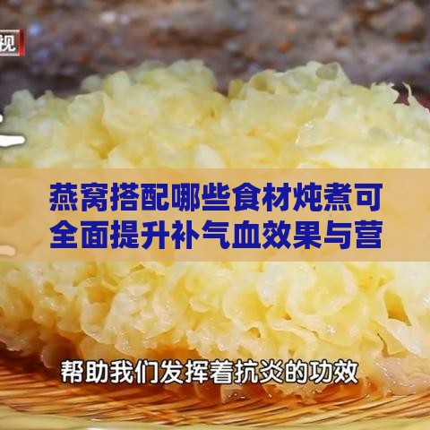 燕窝搭配哪些食材炖煮可全面提升补气血效果与营养食谱推荐