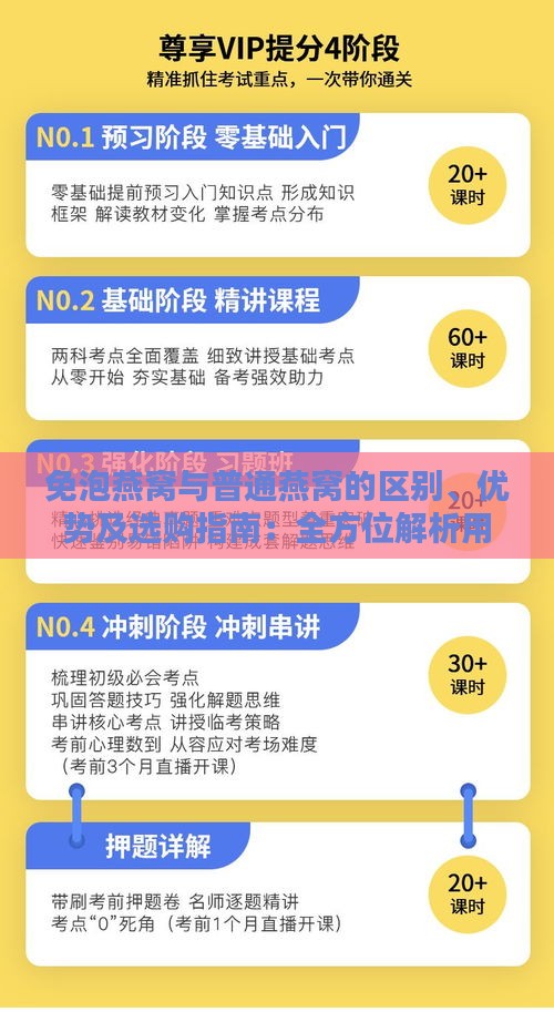 免泡燕窝与普通燕窝的区别、优势及选购指南：全方位解析用户关注点