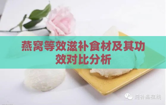 燕窝等效滋补食材及其功效对比分析