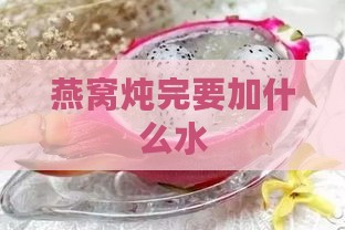 燕窝炖完要加什么水