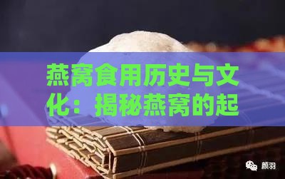 燕窝食用历史与文化：揭秘燕窝的起源、发展及更佳食用时期