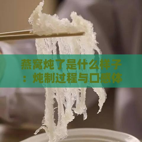 燕窝炖了是什么样子：炖制过程与口感体验全解析