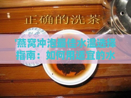 '燕窝冲泡更佳水温选择指南：如何用适宜的水质泡发燕窝'