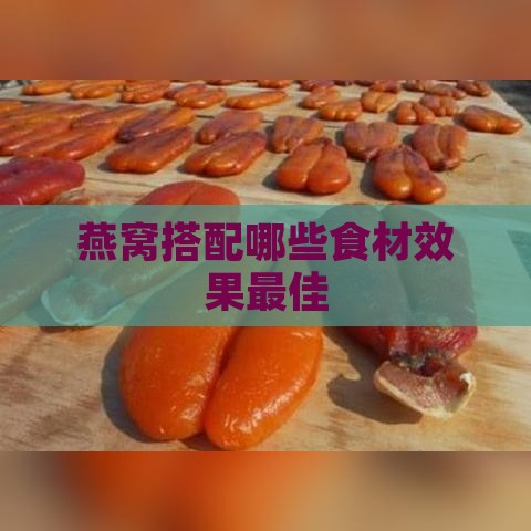 燕窝搭配哪些食材效果更佳