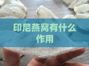 印尼燕窝有什么作用