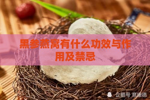 黑参燕窝有什么功效与作用及禁忌