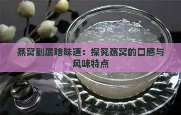 燕窝到底啥味道：探究燕窝的口感与风味特点