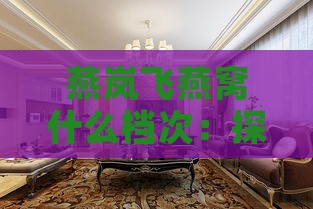 燕岚飞燕窝什么档次：探秘高端家居装修风格与设计理念