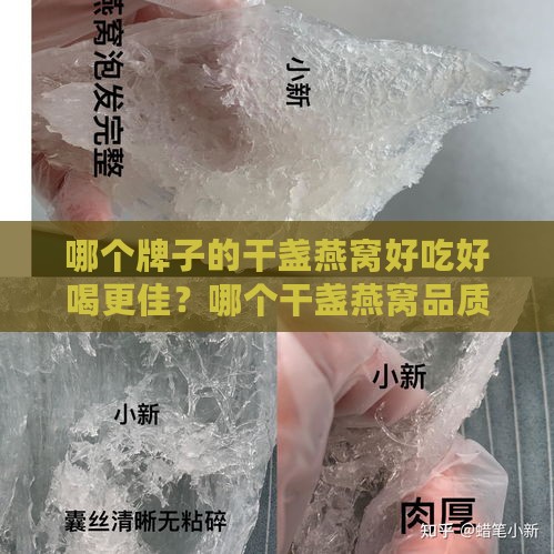 哪个牌子的干盏燕窝好吃好喝更佳？哪个干盏燕窝品质更优？