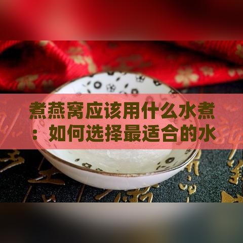 煮燕窝应该用什么水煮：如何选择最适合的水质以确保燕窝口感与营养更大化