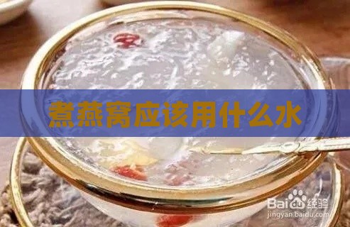 煮燕窝应该用什么水