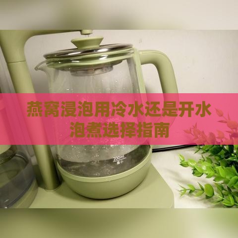 燕窝浸泡用冷水还是开水泡煮选择指南