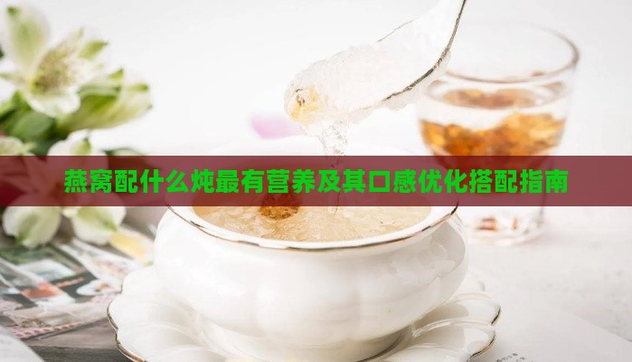 燕窝配什么炖最有营养及其口感优化搭配指南