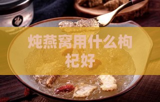 炖燕窝用什么枸杞好