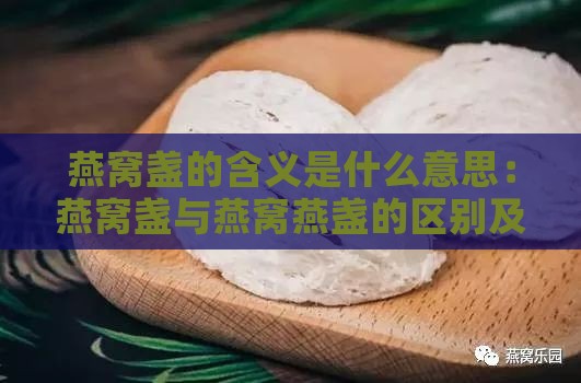 燕窝盏的含义是什么意思：燕窝盏与燕窝燕盏的区别及意义解读