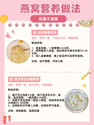 化疗后全面营养食谱：燕窝搭配指南，助您快速恢复健康