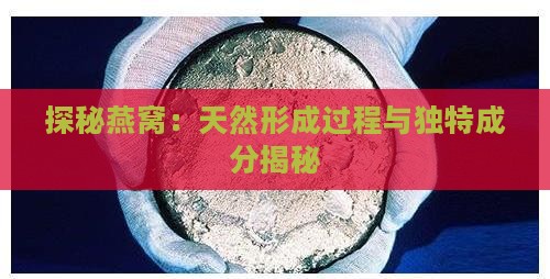 探秘燕窝：天然形成过程与独特成分揭秘