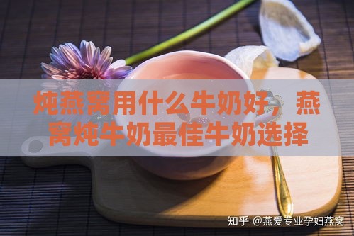 炖燕窝用什么牛奶好，燕窝炖牛奶更佳牛奶选择与炖煮方法。