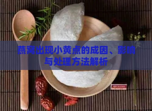 燕窝出现小黄点的成因、影响与处理方法解析