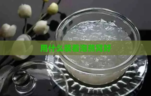 用什么装着泡燕窝好