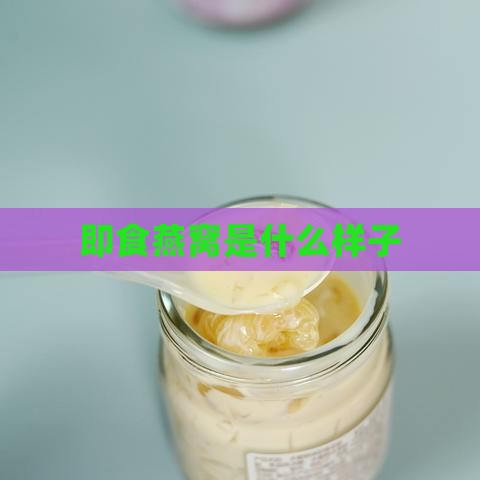 即食燕窝是什么样子